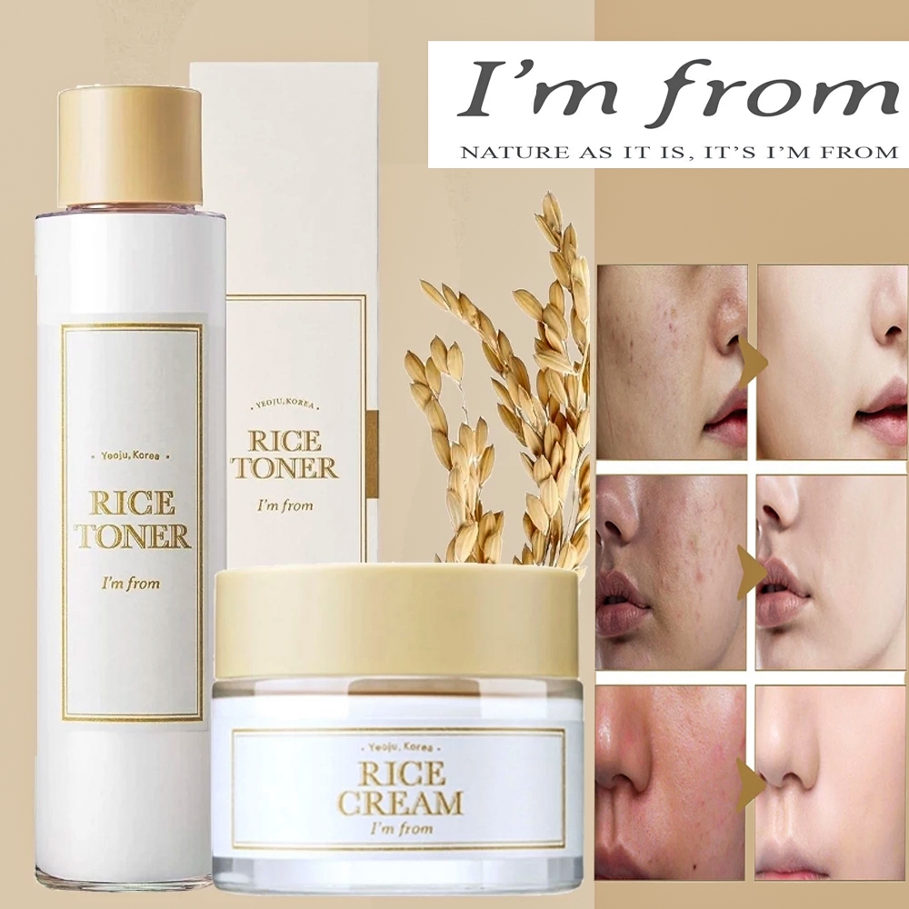 Jual I'm From Rice Cream 50ml / I'm From Rice Toner Korea 150ml / I'M ...