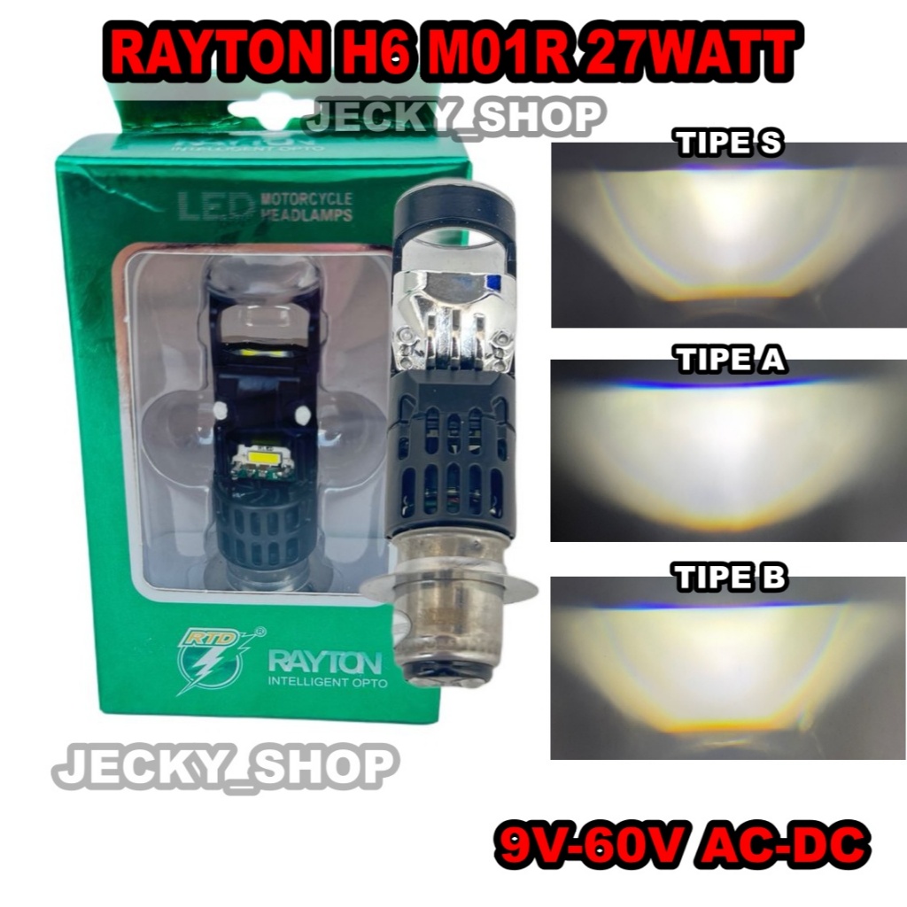 Jual Lampu Led H6 M01R Tipe B Dan A Dan S Rtd Rayton Cahaya Biled Lampu ...