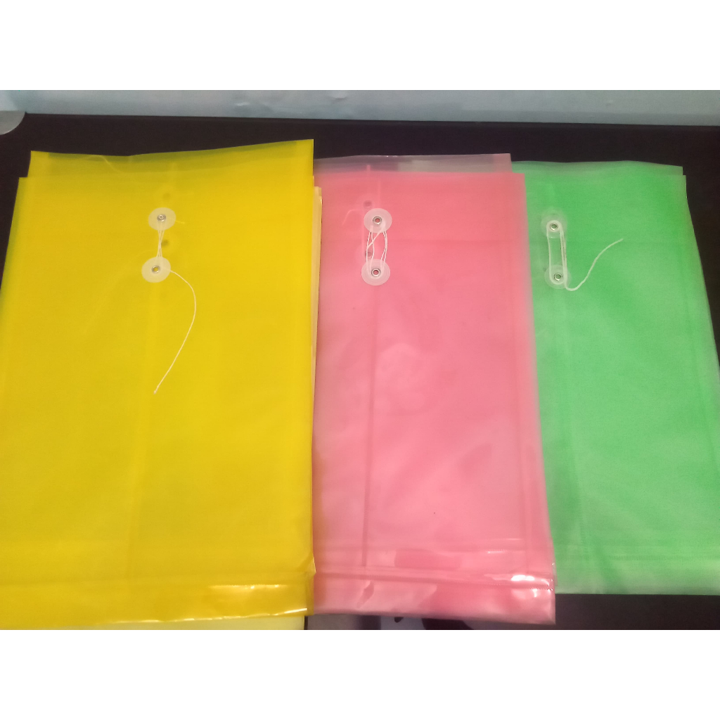 Jual Map Plastik Tali Bening 35,5 x 24x 2,5 cm/ Map Plastik Benik ...