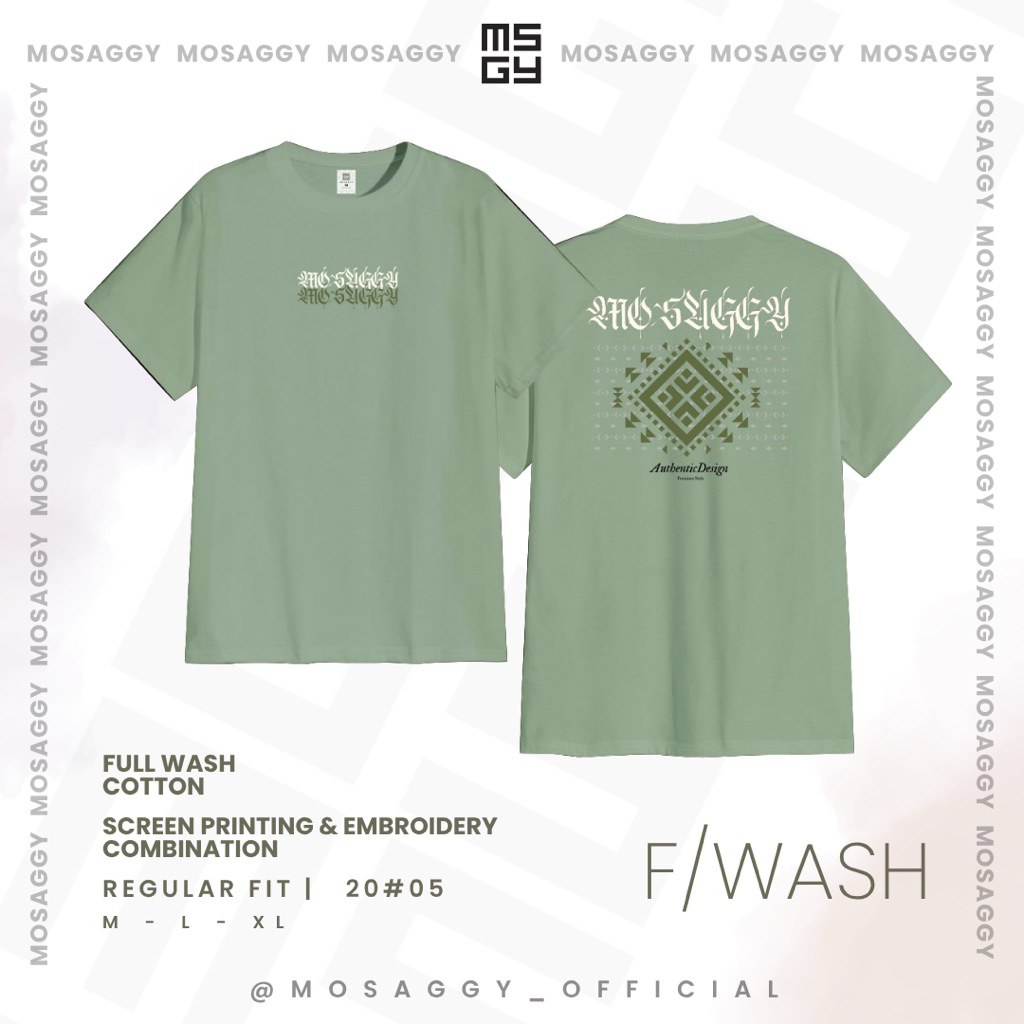 Jual KAOS PRIA PREMIUM MOSAGGY | 20-05 MSGY | COTTON COMBED 24s ...