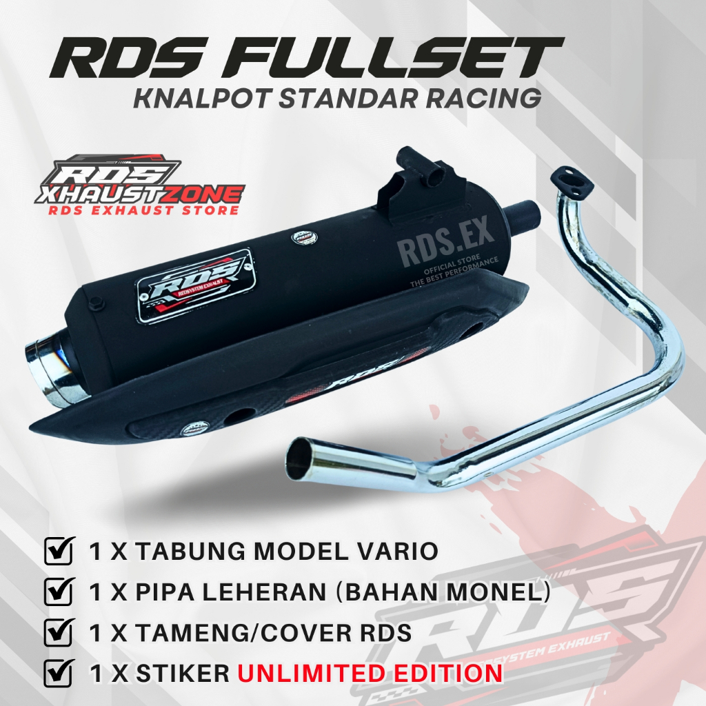 Jual KNALPOT STANDAR RACING RDS EXHAUST NGEBASS ADEM KNALPOT STANDAR ...