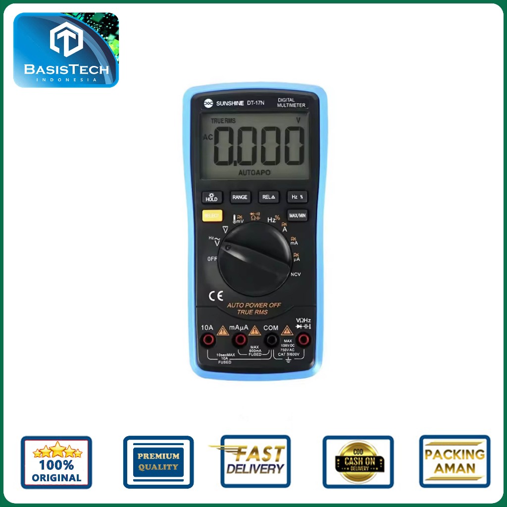 Jual MULTITESTER DIGITAL - SUNSHINE DT-17N ORIGINAL | Shopee Indonesia