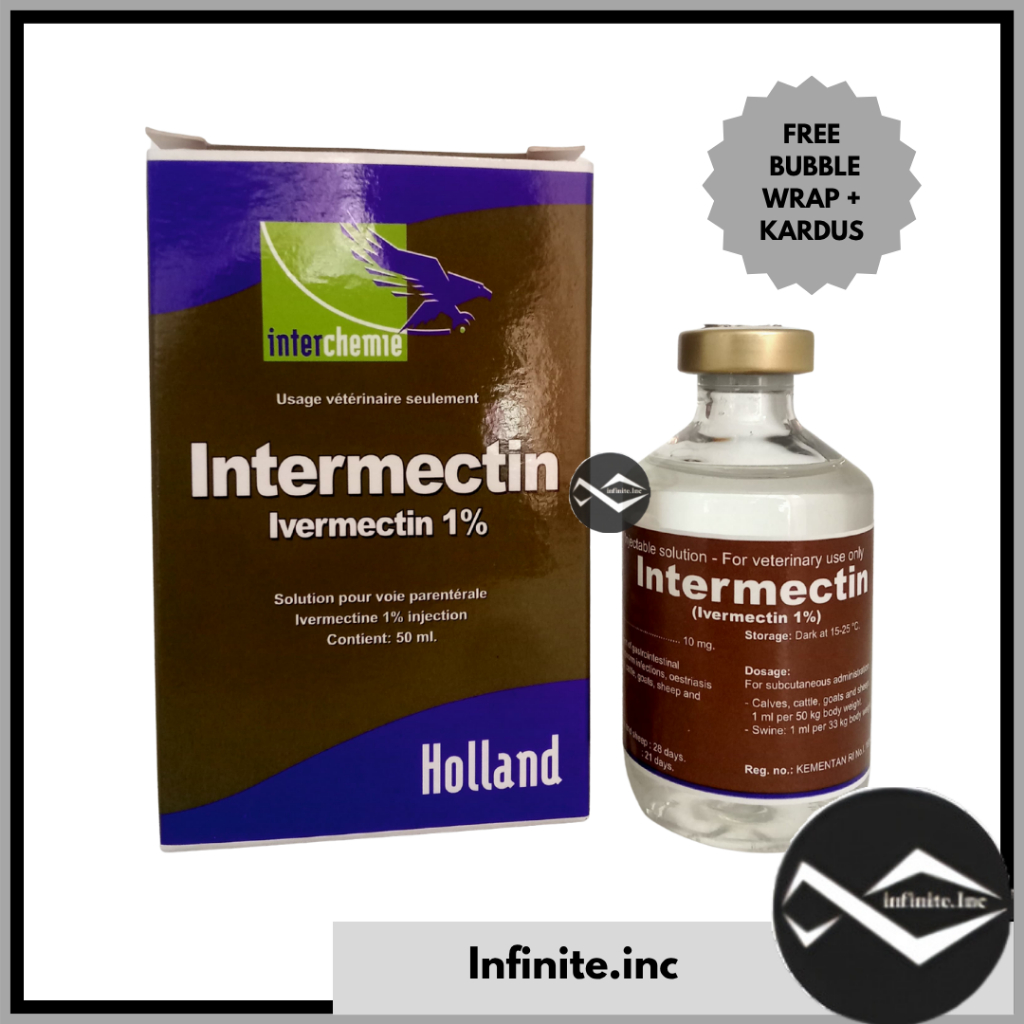 Jual INTERMECTIN 50ml Inj Obat Cacing Parasit 50 ml | Shopee Indonesia