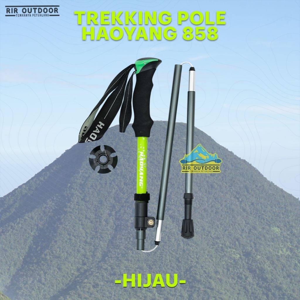 Jual TREKKING POLE HAOYANG 858 TONGKAT CAMPING TONGKAT PENDAKI