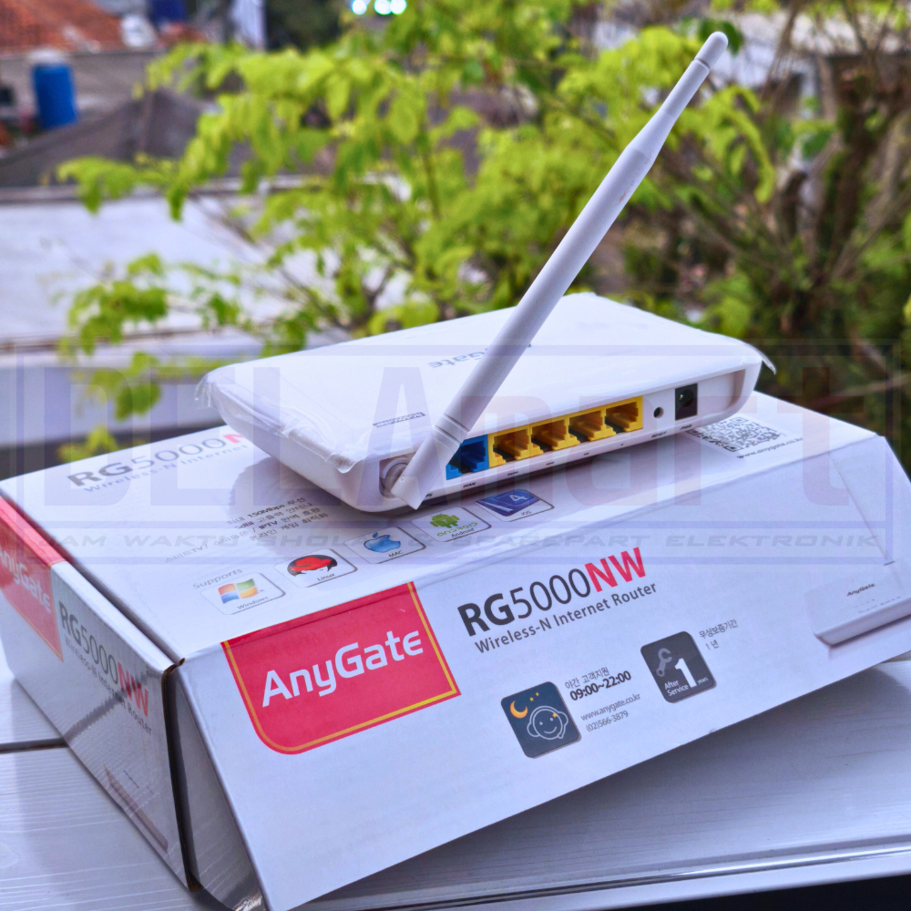 Jual Router KOREA ANYGATE RG5000NW 150Mbps (BISA PPOE- IP STATIS ...