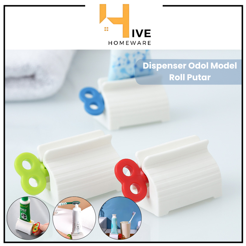 Jual HIVE Dispenser Odol Model Roll Putar / Alat Penjepit Penggulung ...