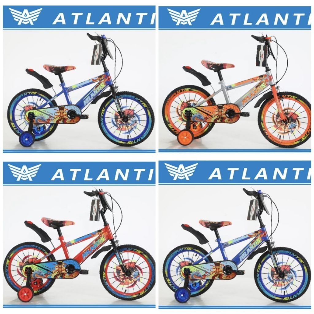 Jual SEPEDA ANAK LAKI LAKI BMX 12, 16, 18 INCH ATLANTIS 215. FREE GIFT ...