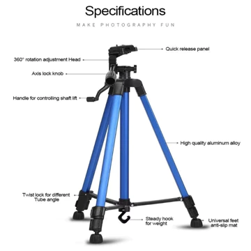 Tripod Profesional Handphone Kamera Live Streaming Tripod Carry Bag