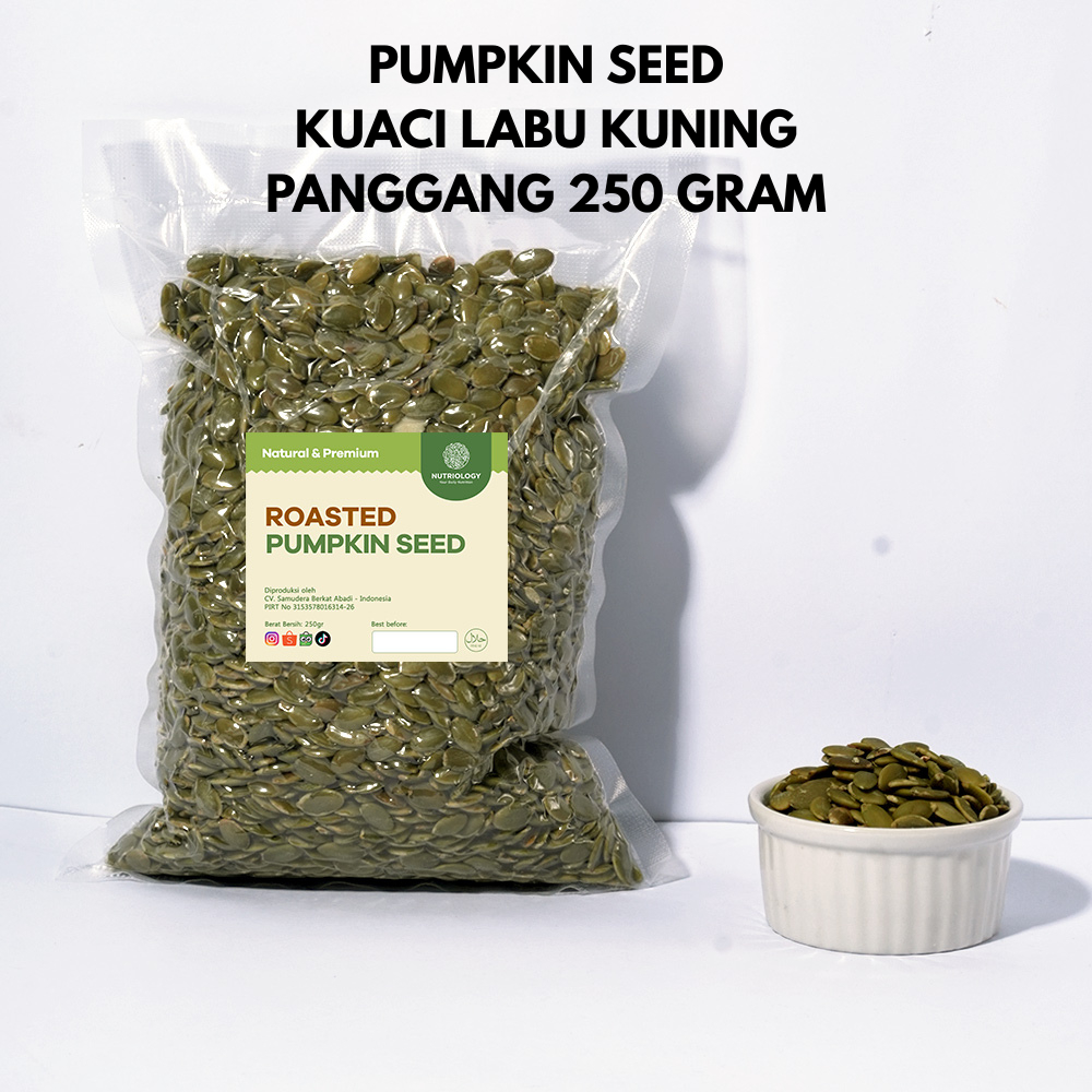 Jual Pumpkin Seed panggang 250 gr Kuaci Biji Labu roasted Natural ...