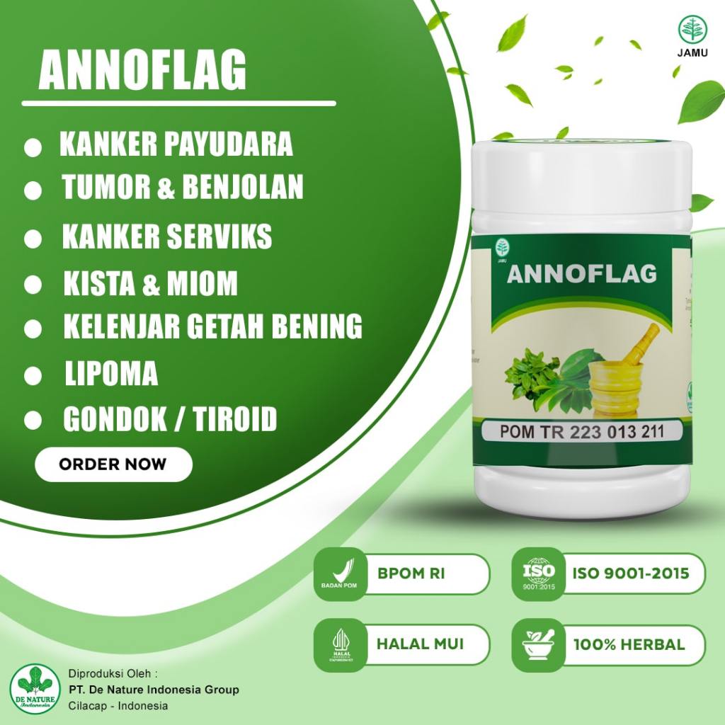 Annoflag Obat Kanker Tumor Kista Kelenjar Getah Bening Herbal Paling Ampuh
