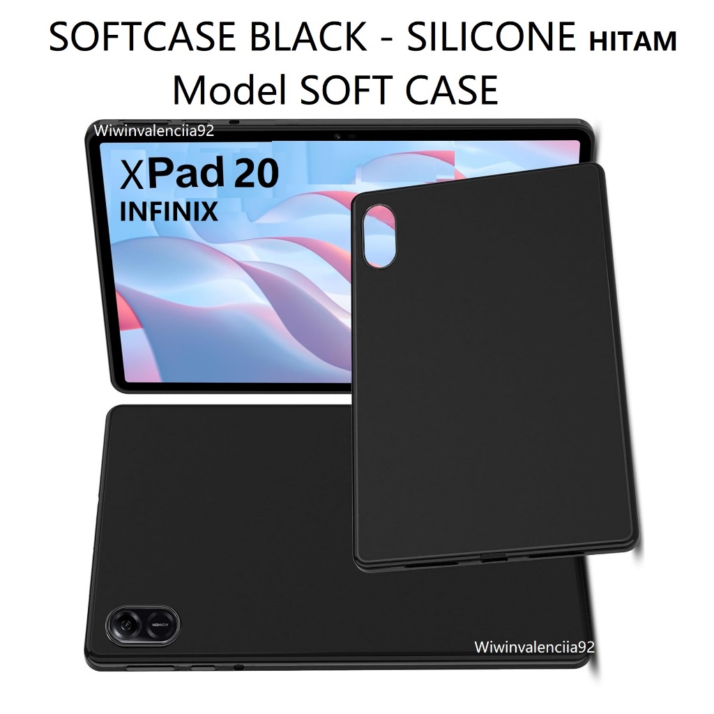 Jual TABLET INFINIX X PAD 20 / Case HITAM / Silikon BLACK for with Slim ...