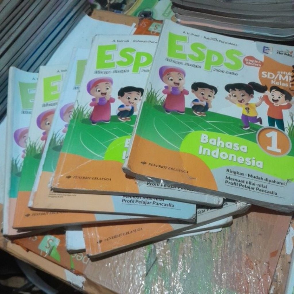 Jual BUKU ESPS BAHASA INDONESIA UNTUK SD KELAS 1 KURIKULUM MERDEKA ...