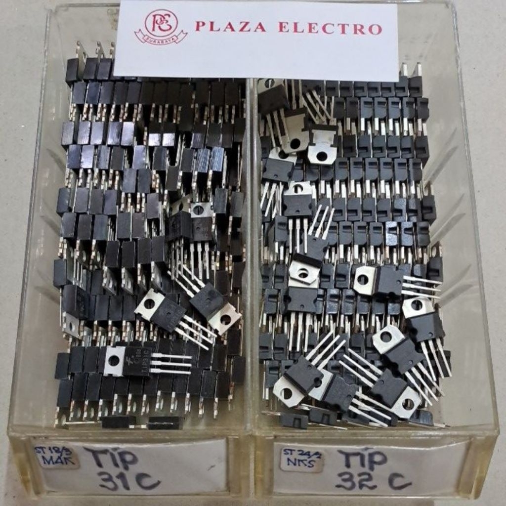 Jual TR TRANSISTOR ST TIP 31C / 32C RRT TIP31 / TIP32 KUALITAS BAIK ...