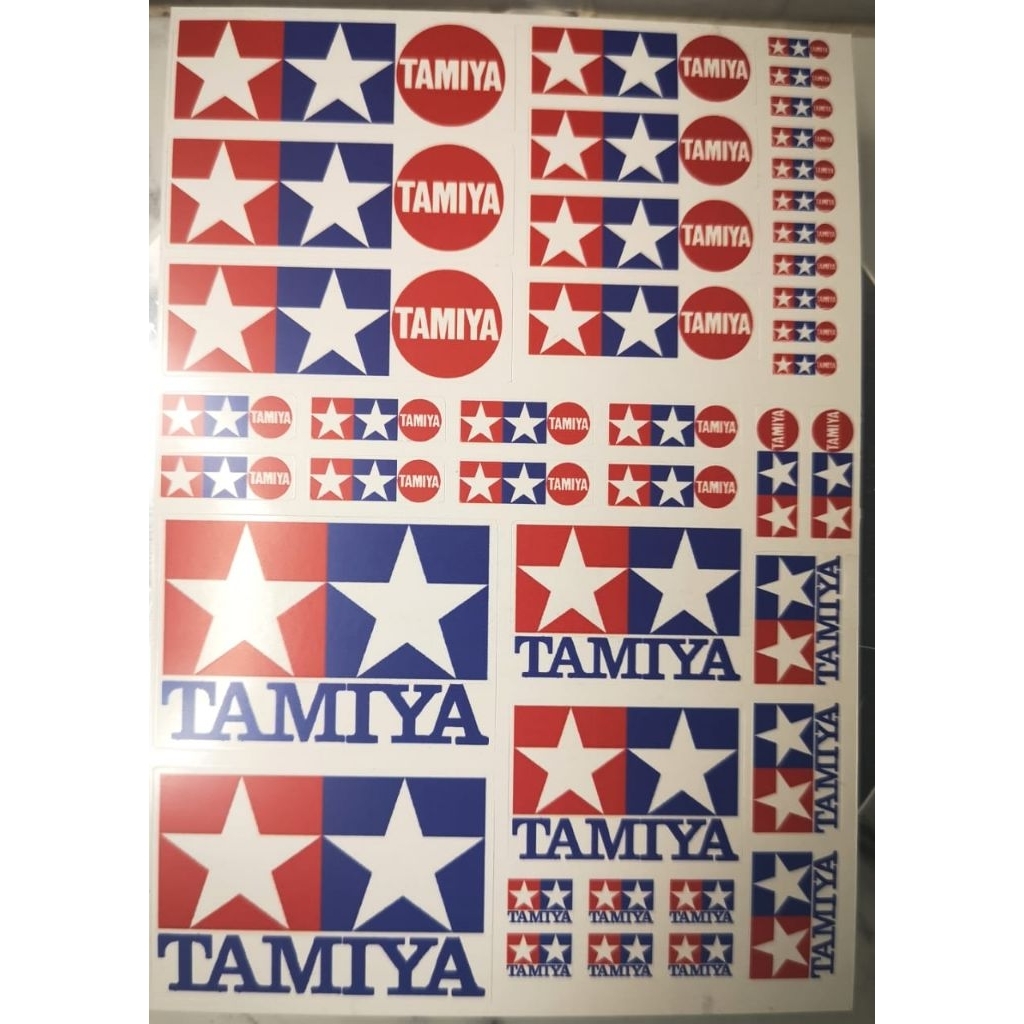 Jual Sticker mini 4wd gambar logo tamiya, glossy | Shopee Indonesia