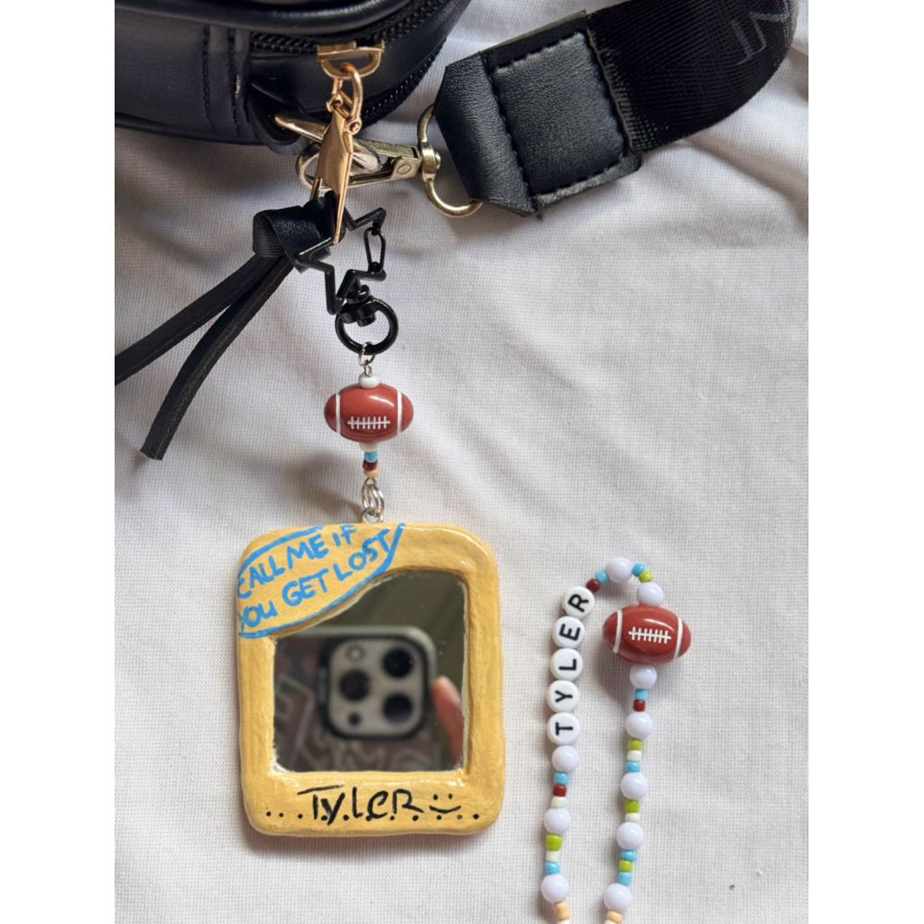 Jual tyler the creators clay mirror keychain // mirror clay lucu ...