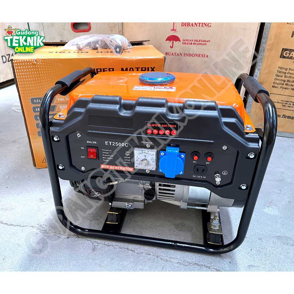 Jual Genset 1100Watt SUPER MATRIX ET2500C AVR Generator / Genset ...