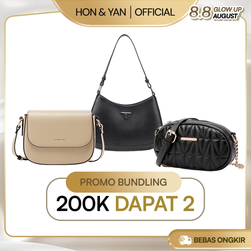Jual HONYAN Tas Wanita Tas Selempang Wanita Paket Tas Hemat Bundling 2