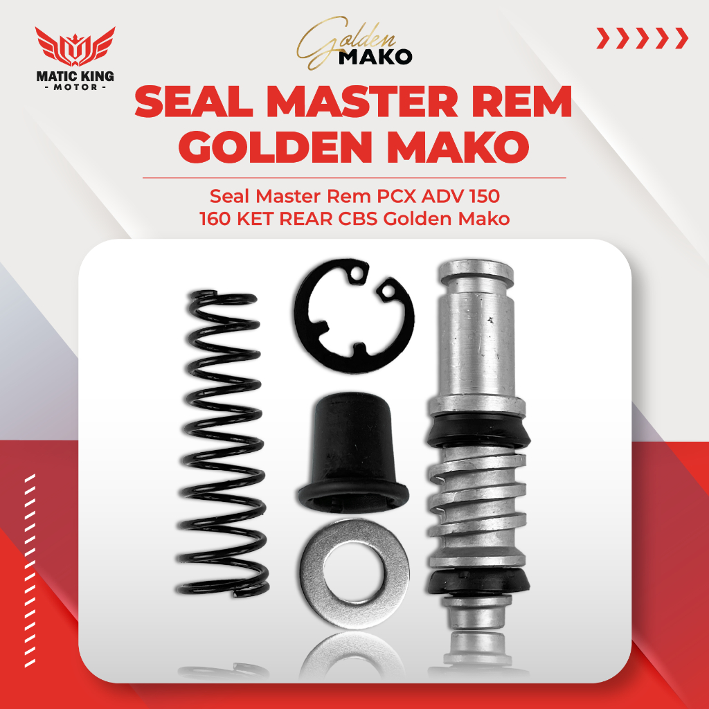 Jual Golden Mako Sil Seal Master Rem Kit Belakang ADV PCX 150 150 160 ...