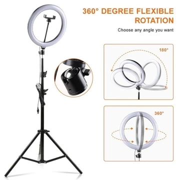 Paket Ringlight 26cm Tripod 2 1 Meter 2 Meter Ring Light Selfie Lampu Selfie Live Make Up Vlog