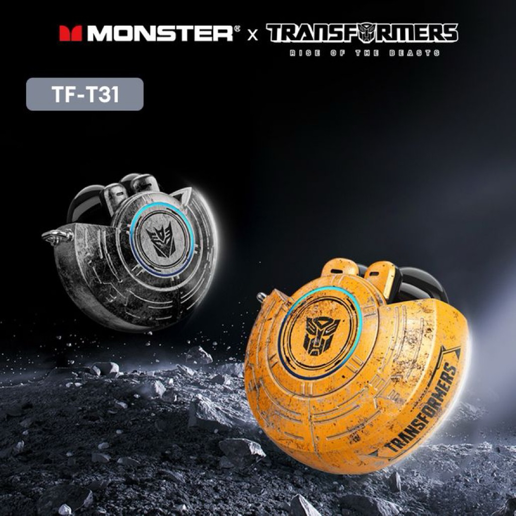 Jual Monster X Transformers TF-T31 True Wireless BT Headset Bluetooth ...