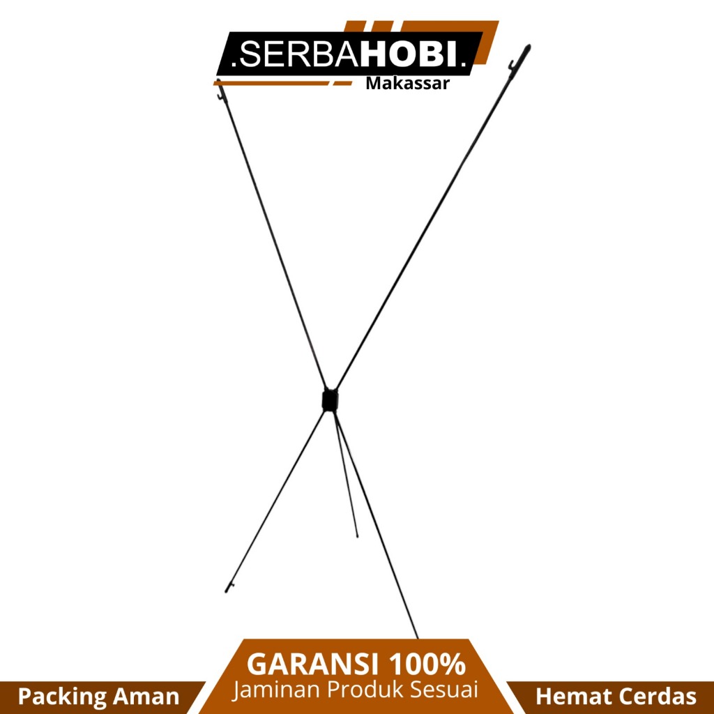 Jual Rangka X Banner Frame Standing Display Bow Stand Ad Poster ...