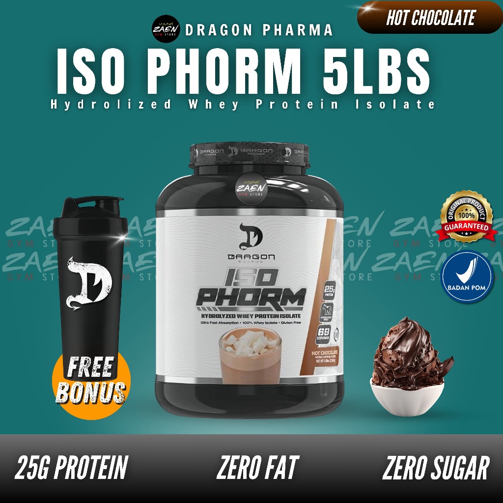 Jual DRAGON PHARMA ISO PHORM HYDROLYZED WHEY PROTEIN ISOLATE 5 LBS ...
