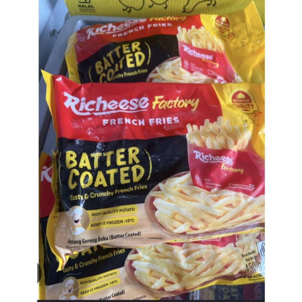 Jual Richeese KENTANG FRENCH FRIES [ BATTER COATED] 900G | Shopee Indonesia