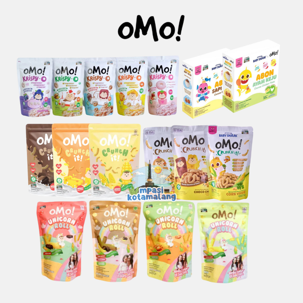 Jual OMO KRISPY-O/ ABON AYAM SAPI/MINI PUFF/UNICORN ROLL/CRUNCH ...