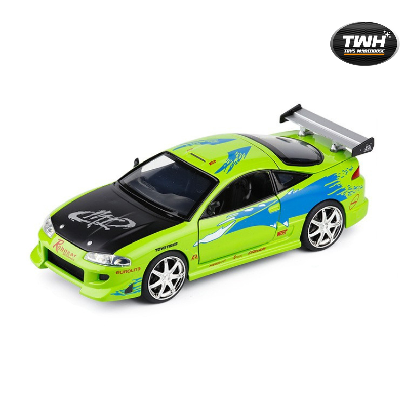Jual TWH JADA DIECAST FAST&FURIOUS SKALA 1:24 Brian's Mitsubishi ...