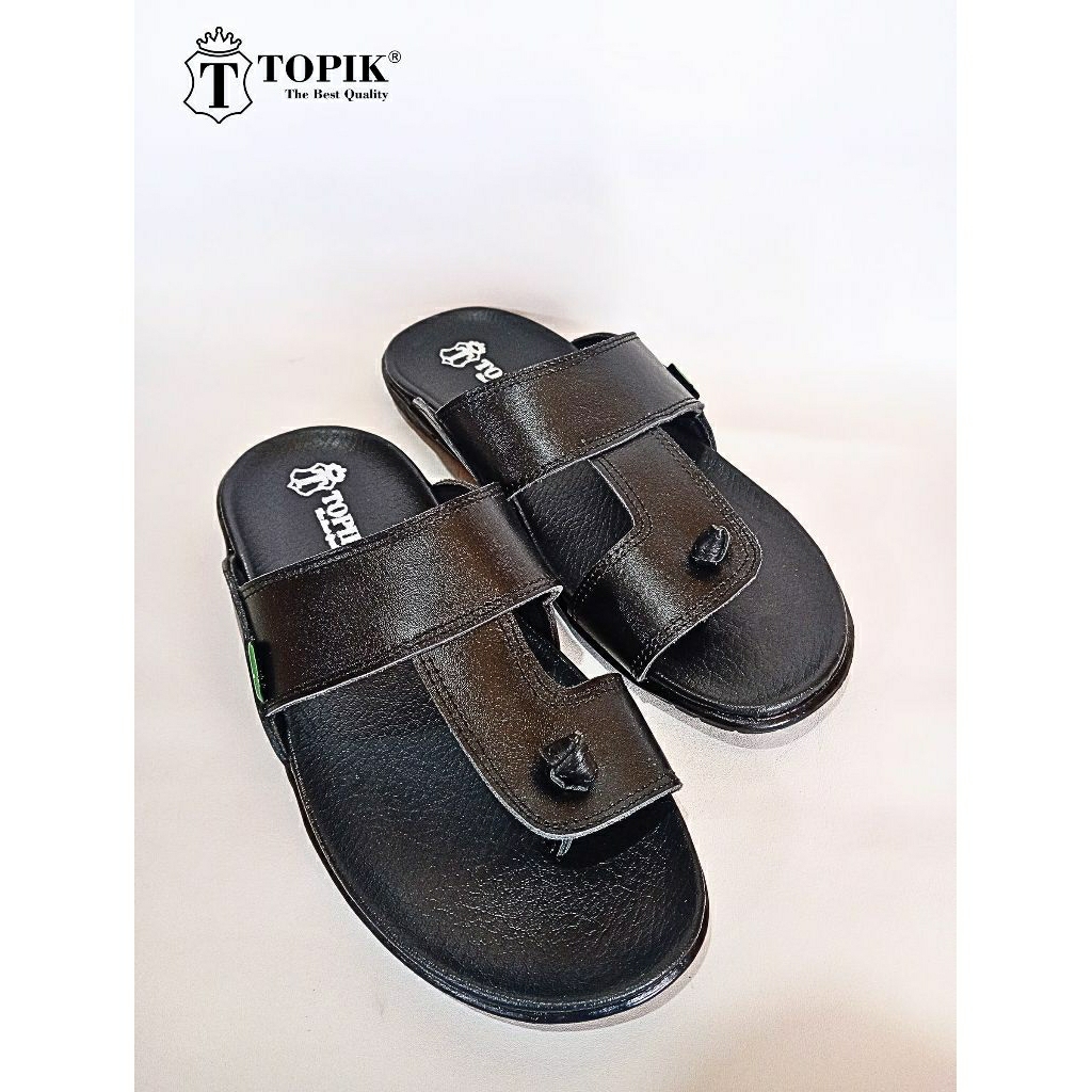 Jual TOPIK - Sandal Selop Pria Kulit Asli | Shopee Indonesia