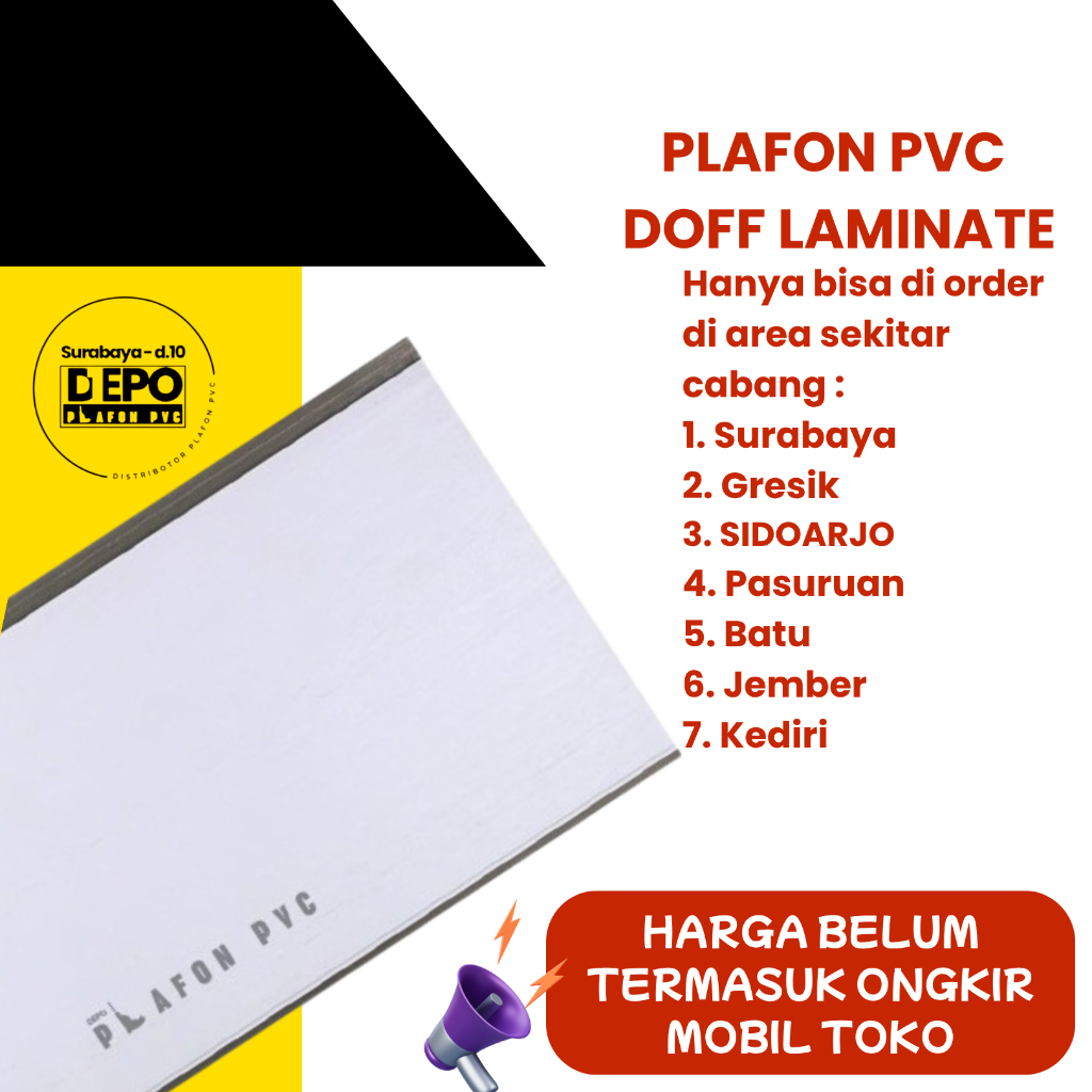 Jual Plafon Pvc Motiff DOFF Serat Kayu Per Lembar - Finix Plafon ...