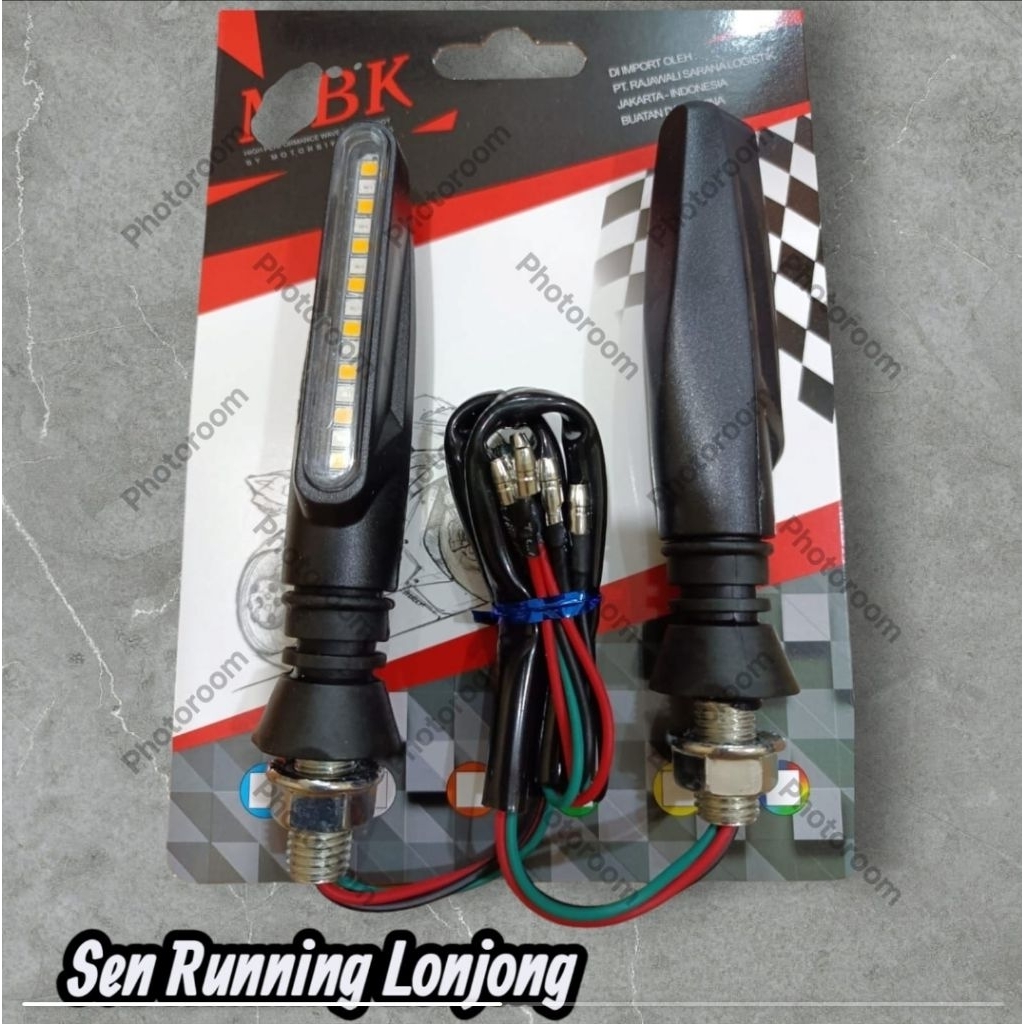 Jual Lampu Sein mini running 2 warna unifersal _lampu sen/riting motor ...