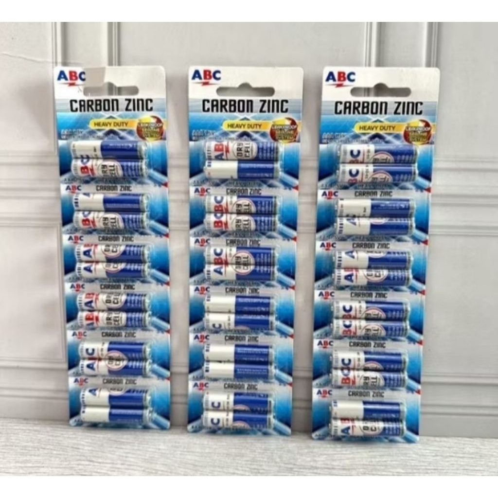 Jual Baterai ABC AAA / A3 Remote / Battery Batere Batre R03 Biru 1.5V ...
