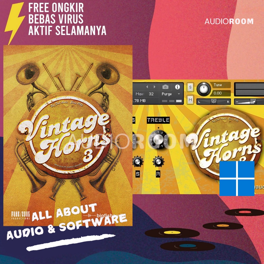 Big Fish Audio - Vintage Horns 3 KONTAKT Library ( Full Activated )