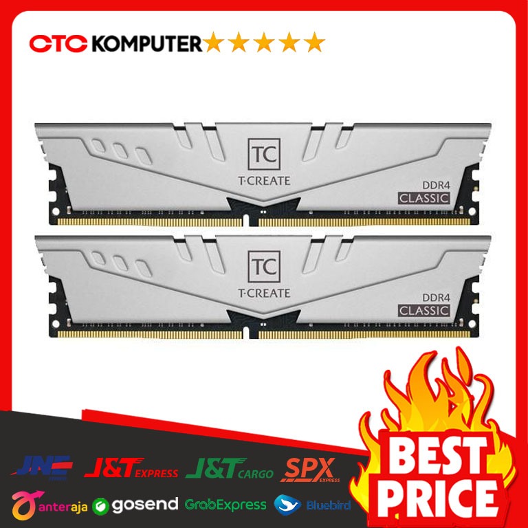 Jual RAM TEAMGROUP TEAM T-CREATE CLASSIC DDR4 16GB (2X8GB) 3200Mhz CL22 ...