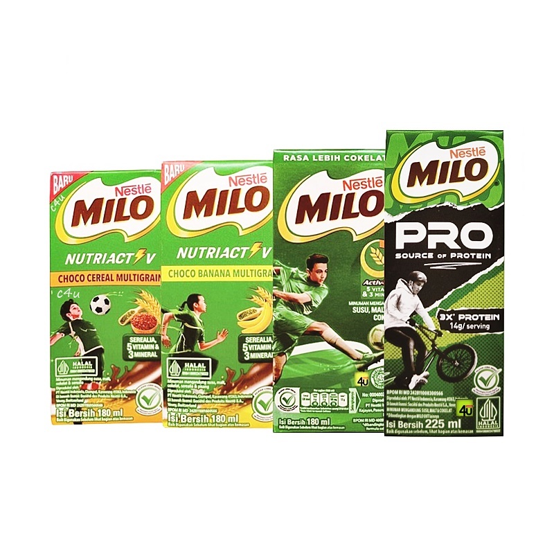 Jual Milo - Ready To Drink - 180 ml BESAR | Shopee Indonesia