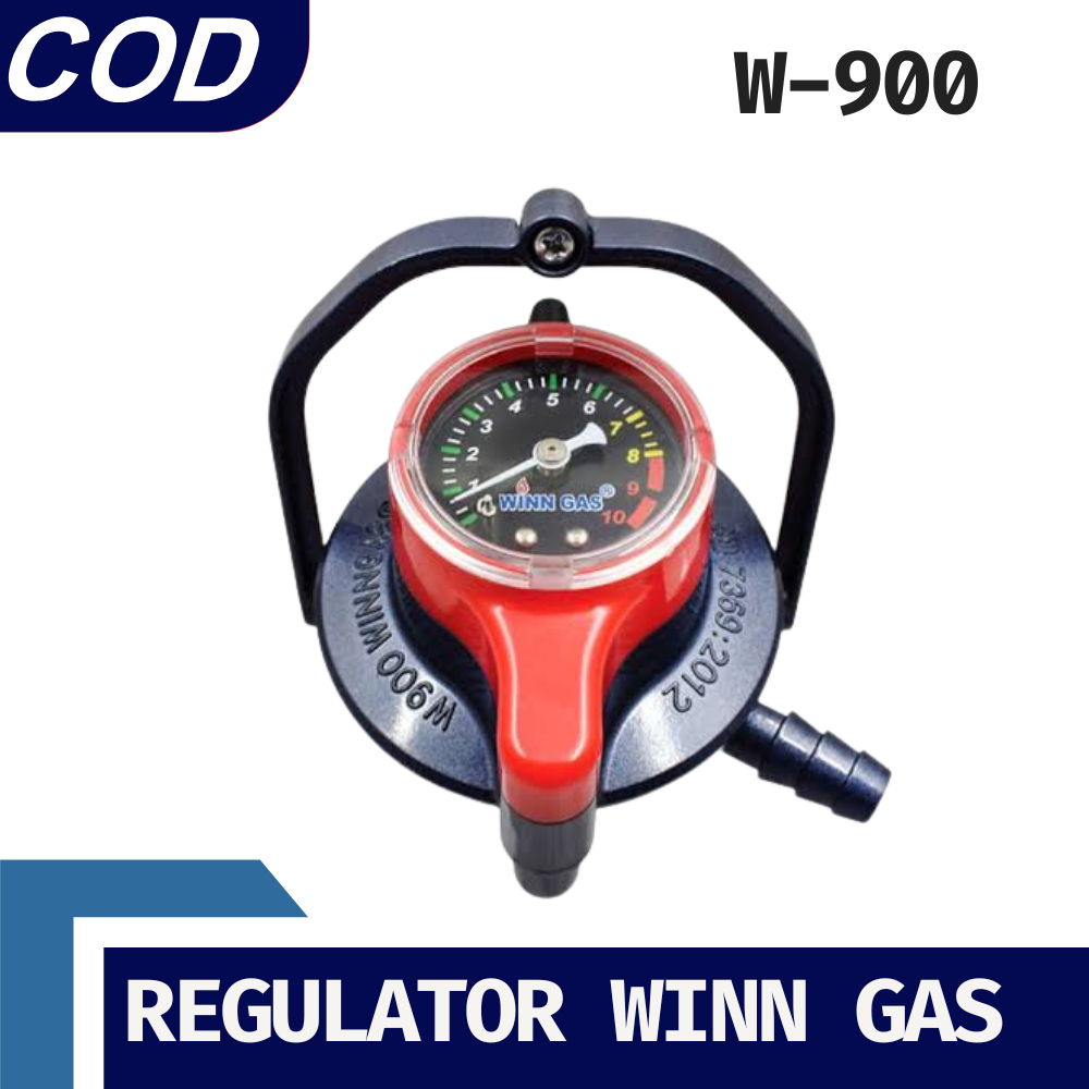 Jual WINN GAS Regulator gas 3kg Double Lock Meter Tekanan Rendah W900M