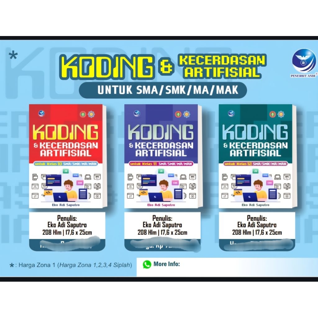 Jual Koding & Kecerdasan Artifisial untuk SMA/MA/SMK/MAK | Shopee Indonesia