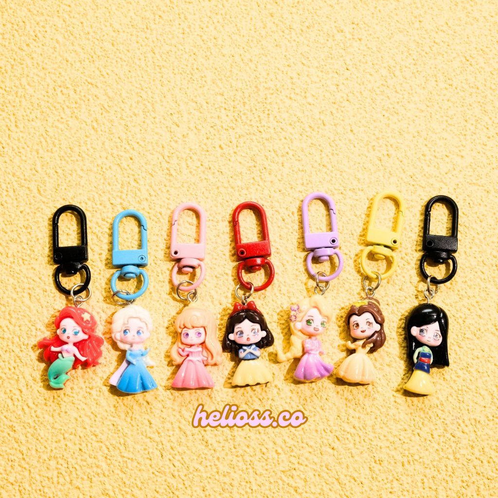 Jual GANTUNGAN KUNCI RESIN DISNEY PRINCESS ARIEL KEYCHAIN KEYRING RESIN ...