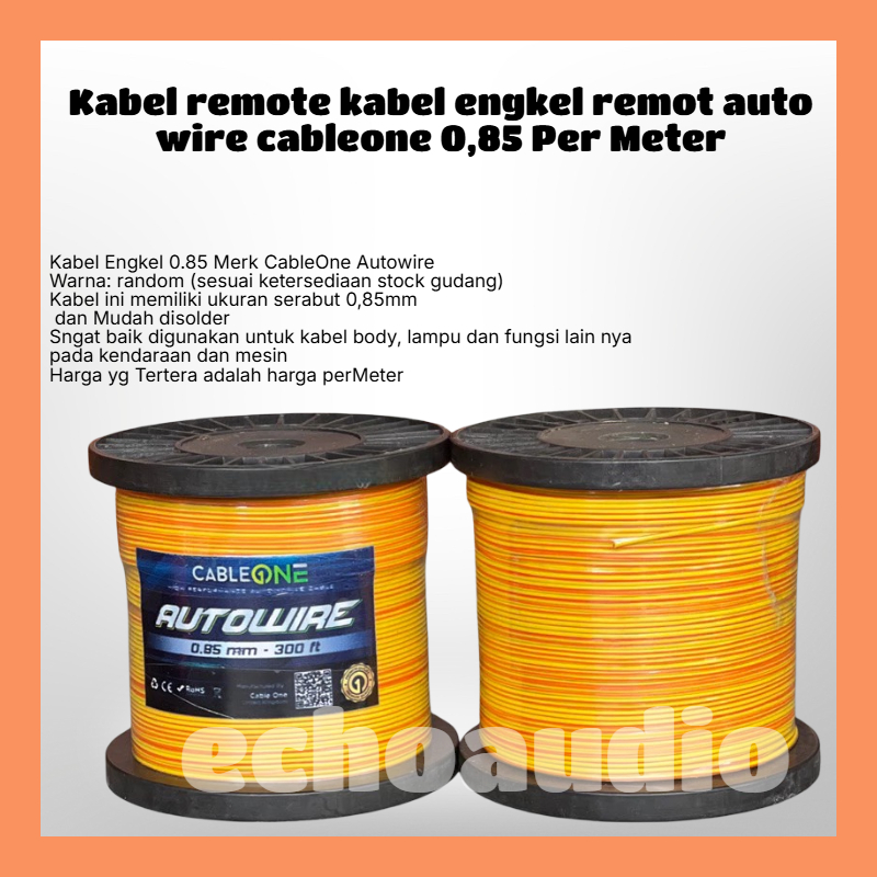 Jual Kabel remote kabel engkel remot auto wire cableone 0,85 Per Meter ...