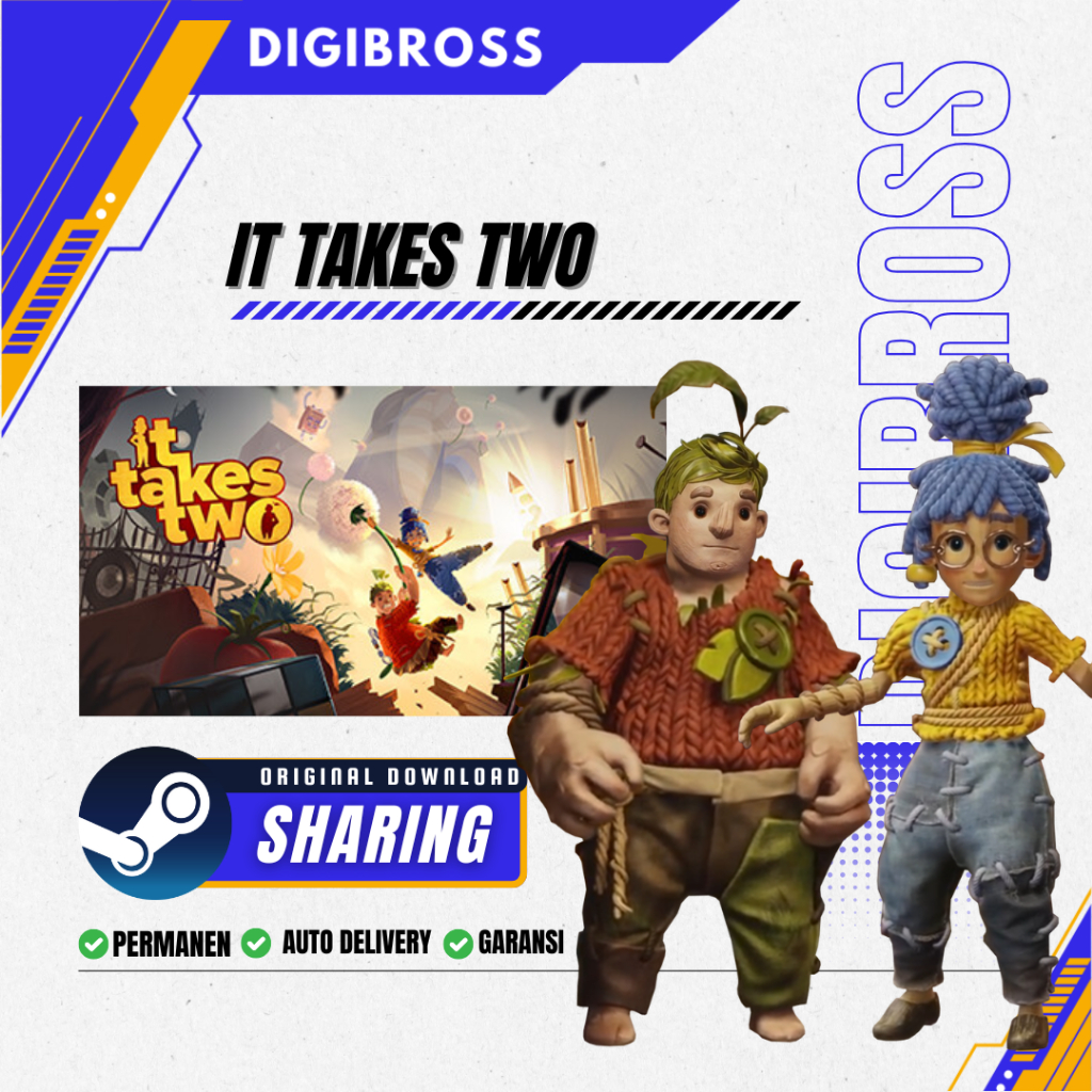 Jual [BONUS STEAM KEY] It Takes Two / AUTO DELIVERY / STEAM / Game PC ...
