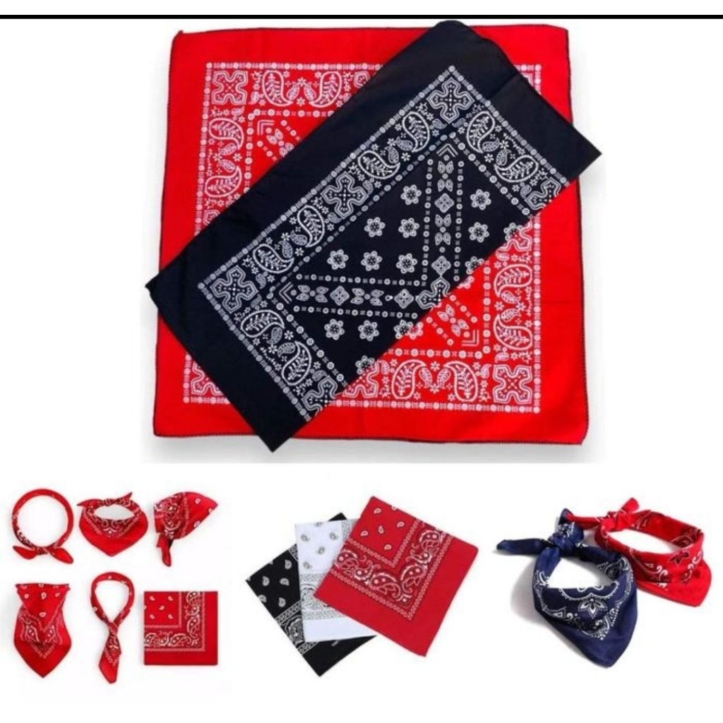 Jual Slayer Bandana kain Motip Batik Murah/Slayer Bandana batik/Slayer ...