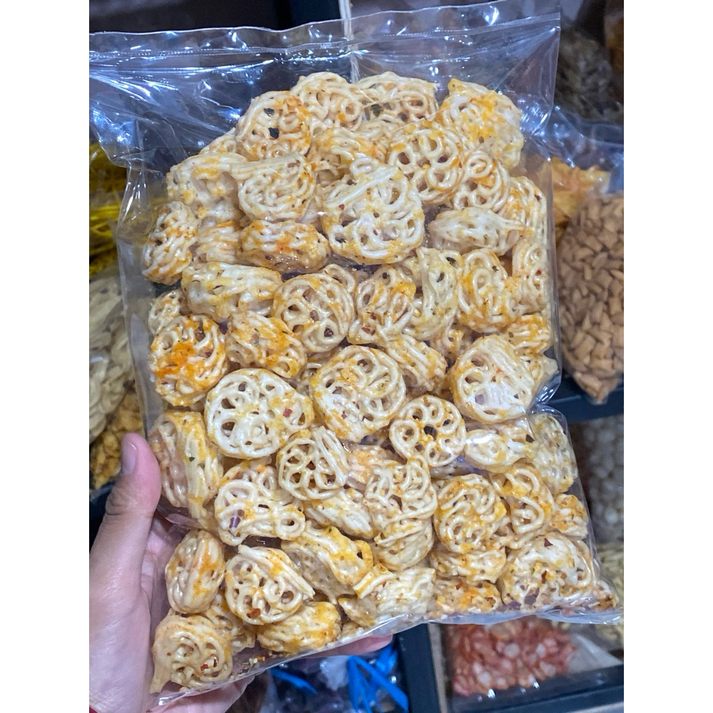 Jual Kerupuk Sebring Rafael 250 Gr PEDAS DAUN JERUK | Shopee Indonesia