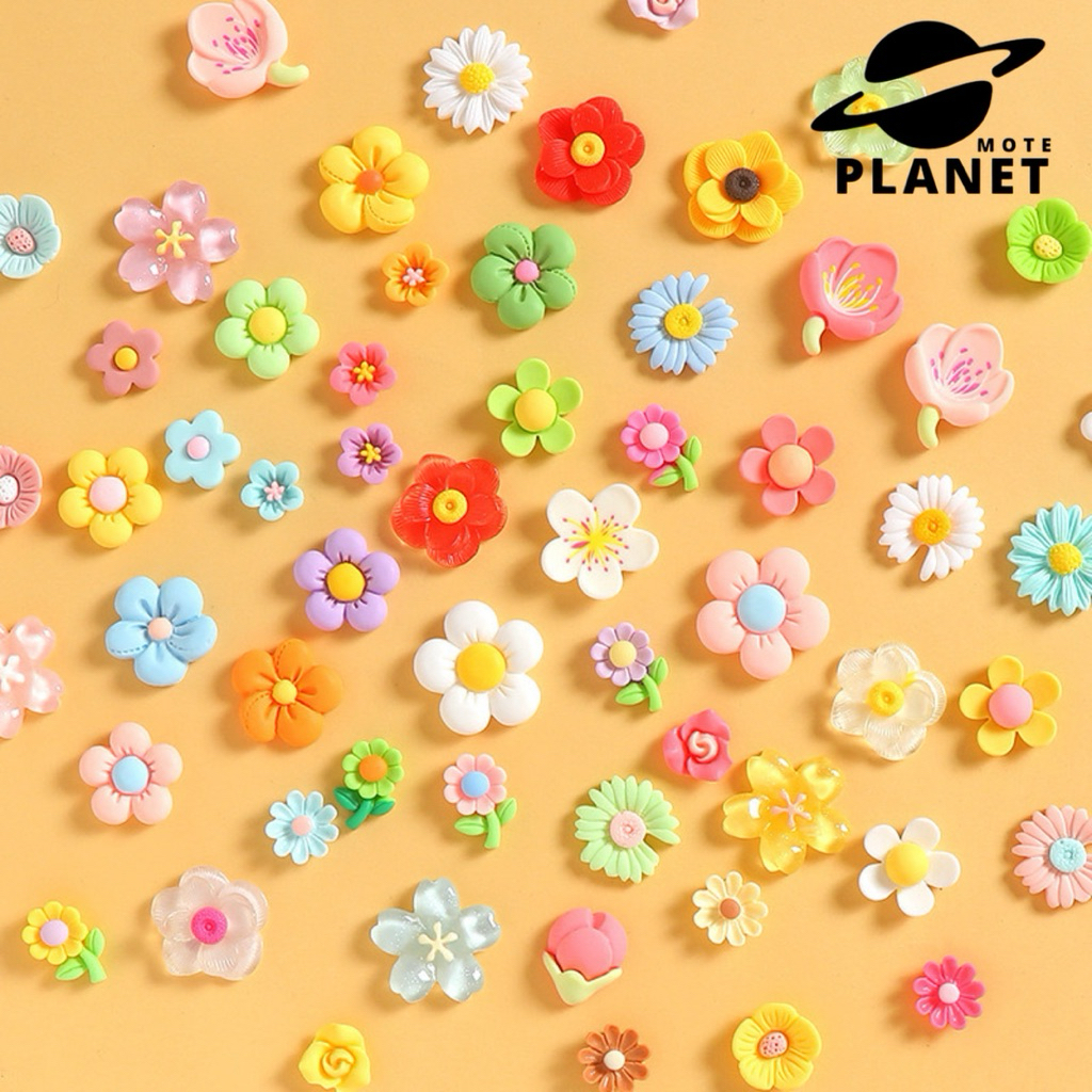 Jual Resin Clay Bunga Bening Akrilik Series (5 Pcs) | Shopee Indonesia