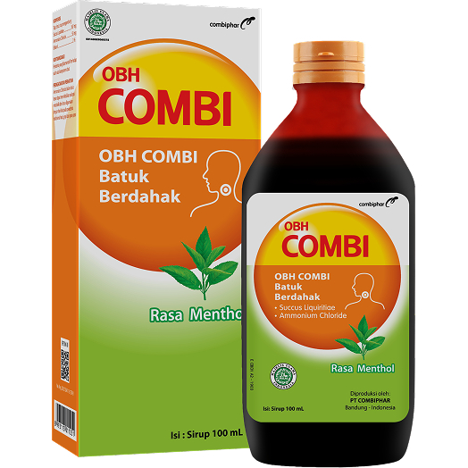 Jual OBH Combi Batuk Berdahak Rasa Menthol 100 ml (Per Botol) | Shopee ...