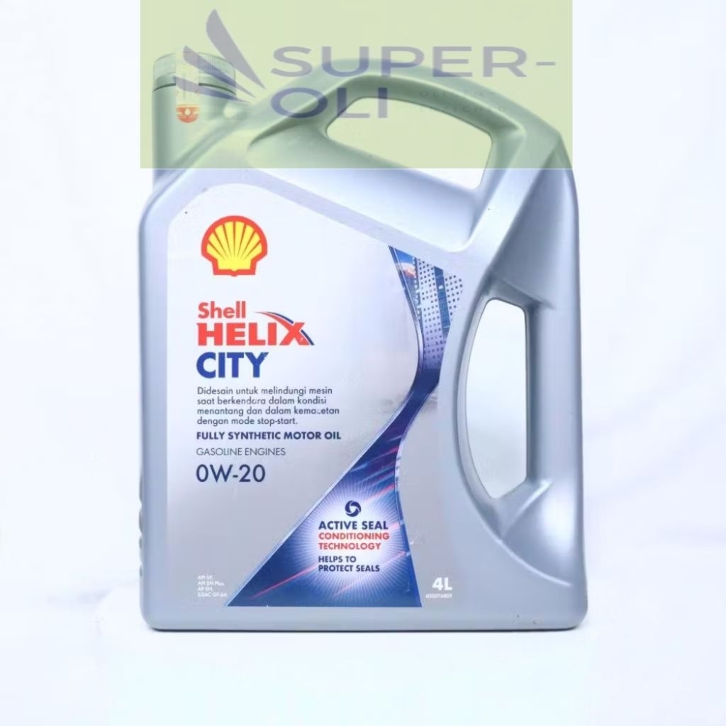 Jual Shell Helix City Oli Mobil full Sintetis 0W-20 4 Liter Dengan ...