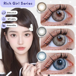 Mysticeyes Softlens Rich Girl Series Brown 14.0MM