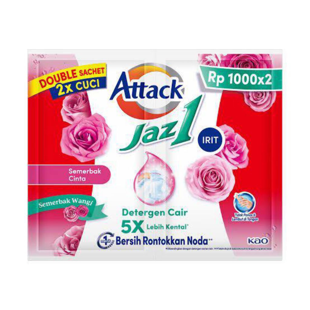 Jual Isi 12 Sachet Attack Jaz1 Liquid 76gr Rosse Blossom Renceng ...