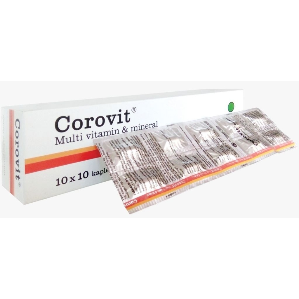 Jual COROVIT® – Multivitamin & Mineral Lengkap Isi: 1 Box (10 strip ...