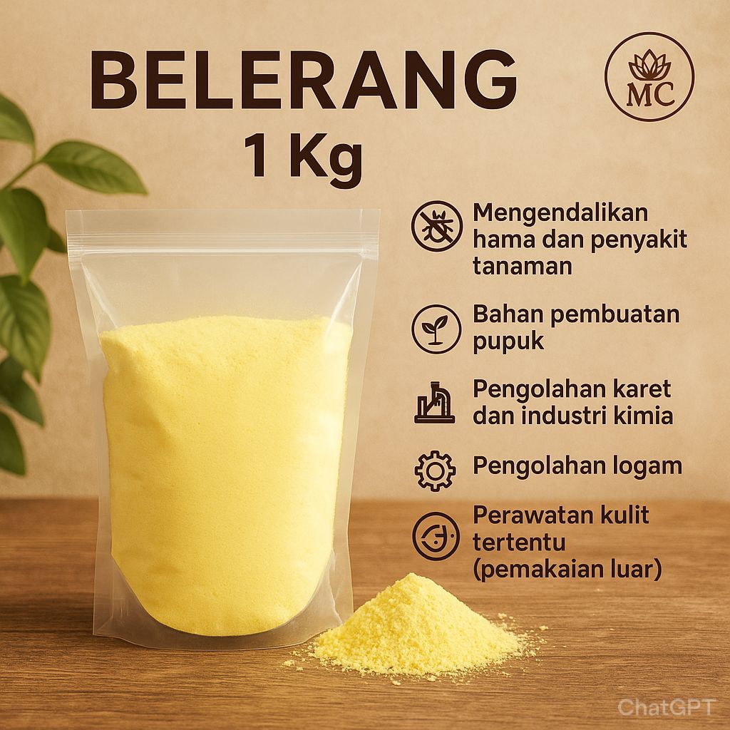 Jual Belerang / Belerang Bubuk / Sulfur Powder 1 Kg | Shopee Indonesia